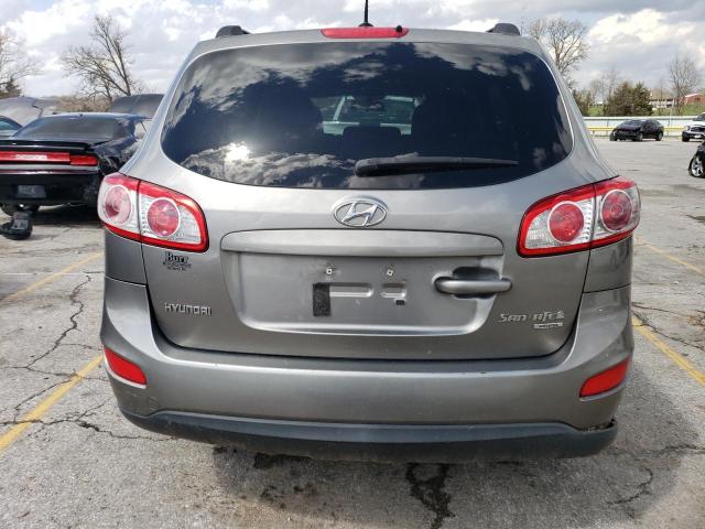 5XYZGDAB6BG074644 - 2011 HYUNDAI SANTA FE GLS GRAY photo 6