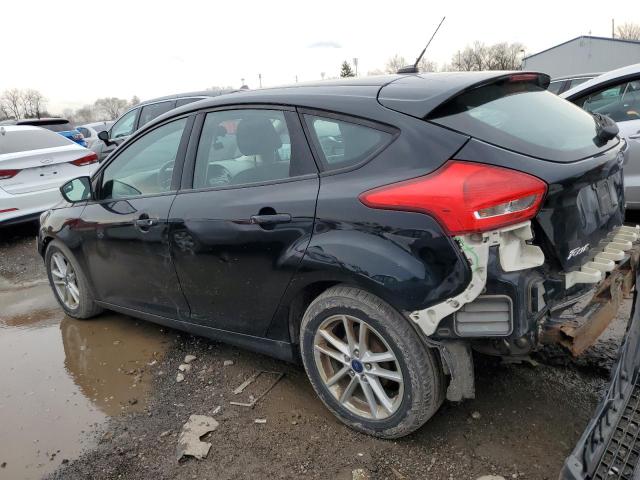 1FADP3K24HL243680 - 2017 FORD FOCUS SE BLACK photo 2