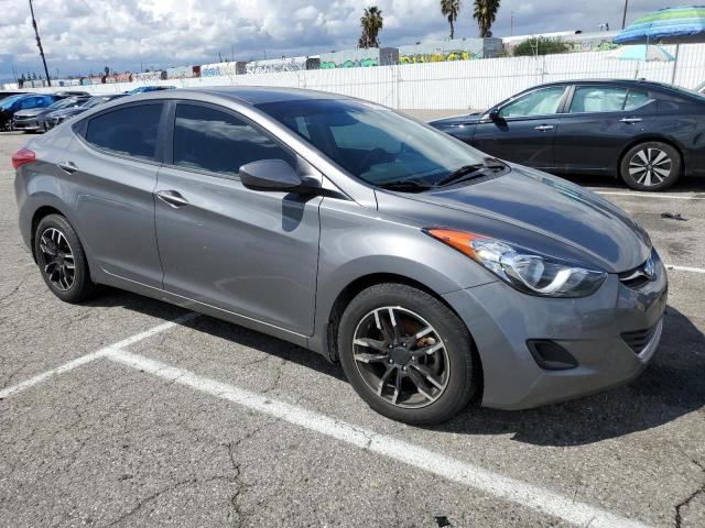 5NPDH4AEXDH156406 - 2013 HYUNDAI ELANTRA GLS GRAY photo 4