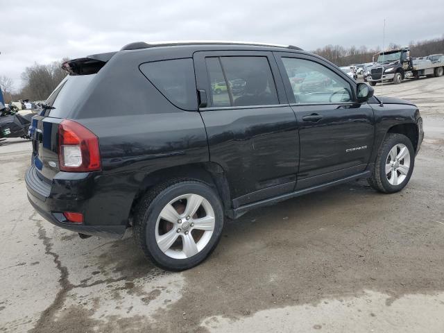 1C4NJCEB8ED535107 - 2014 JEEP COMPASS LATITUDE BLACK photo 3