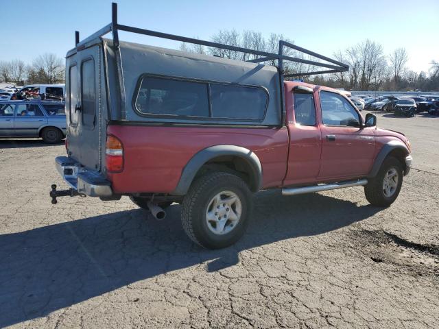 5TEWN72N81Z851235 - 2001 TOYOTA TACOMA XTRACAB BURGUNDY photo 3