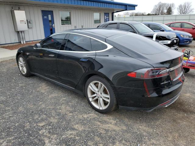 5YJSA1H14EFP44895 - 2014 TESLA MODEL S შავი ფოტო 2