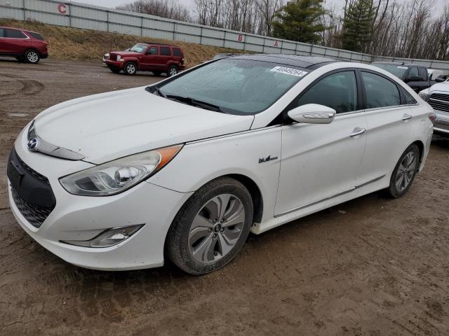 KMHEC4A41DA069457 - 2013 HYUNDAI SONATA HYBRID WHITE photo 1