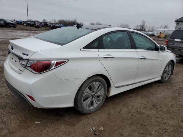 KMHEC4A41DA069457 - 2013 HYUNDAI SONATA HYBRID WHITE photo 3