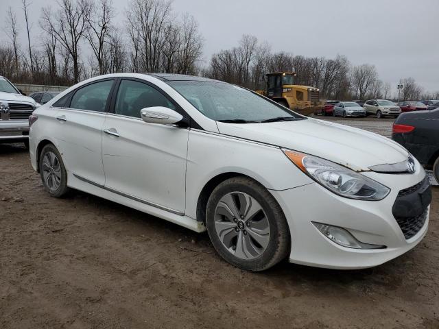 KMHEC4A41DA069457 - 2013 HYUNDAI SONATA HYBRID WHITE photo 4