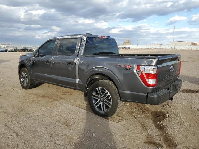 1FTEW1EP0PKE38077 - 2023 FORD F150 SUPERCREW GRAY photo 2