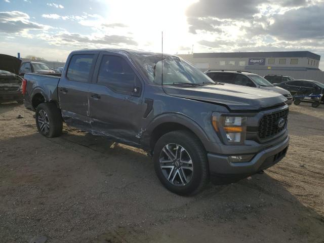1FTEW1EP0PKE38077 - 2023 FORD F150 SUPERCREW GRAY photo 4