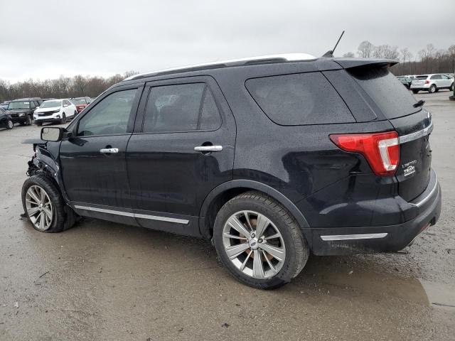 1FM5K8F8XJGA15055 - 2018 FORD EXPLORER LIMITED BLACK photo 2