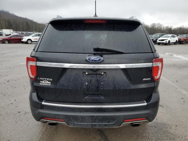 1FM5K8F8XJGA15055 - 2018 FORD EXPLORER LIMITED BLACK photo 6