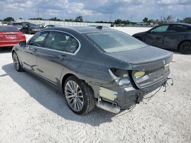 WBA7E4C51JGV23905 - 2018 BMW 740 XI GRAY photo 2