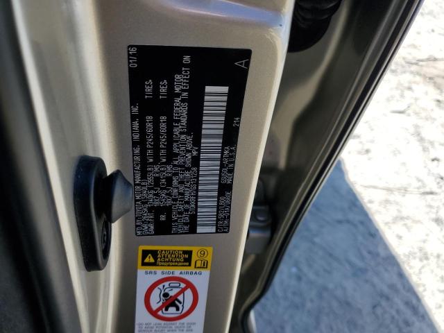 5TDKKRFH7GS131258 - 2016 TOYOTA HIGHLANDER XLE TAN photo 13