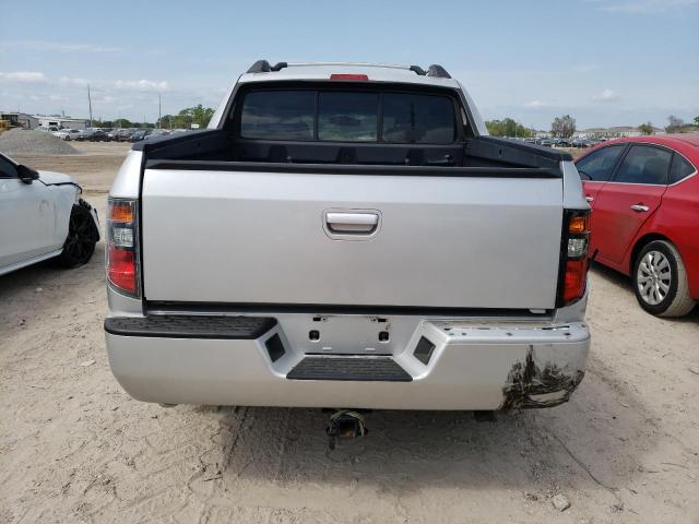 2HJYK16598H523011 - 2008 HONDA RIDGELINE RTL SILVER photo 6