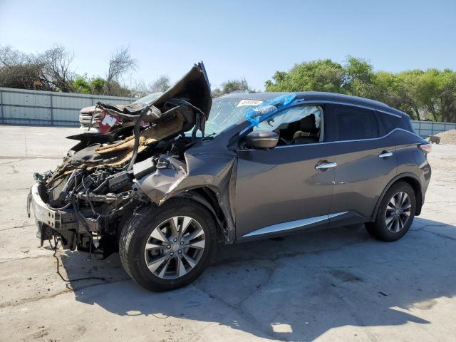 5N1AZ2MG1FN204634 - 2015 NISSAN MURANO S GRAY photo 1