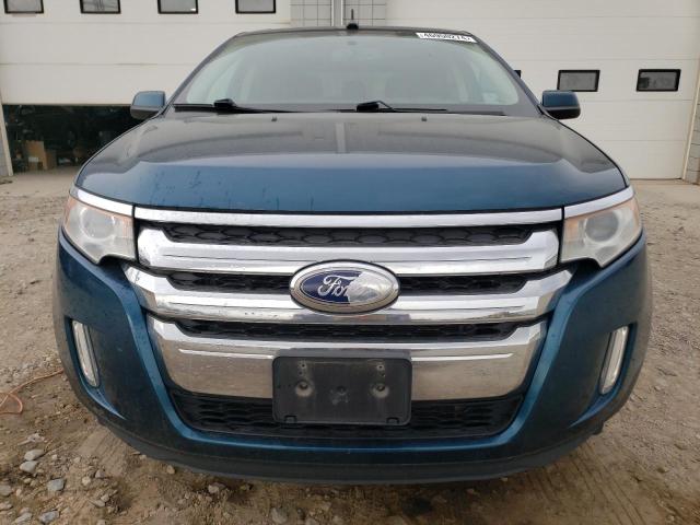 2FMDK3JC1BBB27522 - 2011 FORD EDGE SEL TEAL photo 5