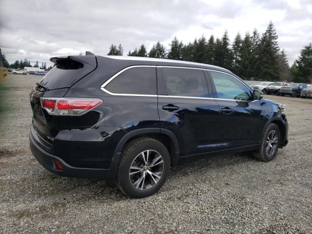 5TDJKRFH4GS259405 - 2016 TOYOTA HIGHLANDER XLE 黑色 照片 3