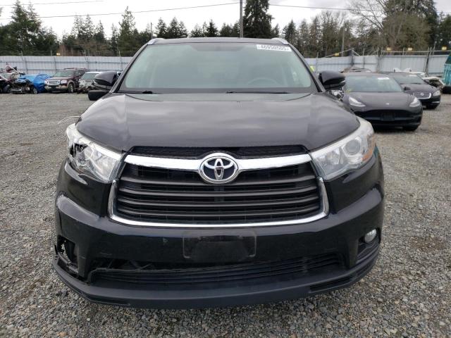 5TDJKRFH4GS259405 - 2016 TOYOTA HIGHLANDER XLE 黑色 照片 5