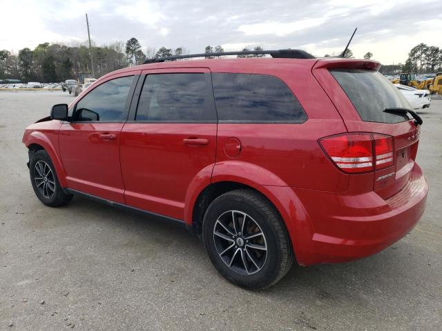 3C4PDCAB5JT167110 - 2018 DODGE JOURNEY SE RED photo 2