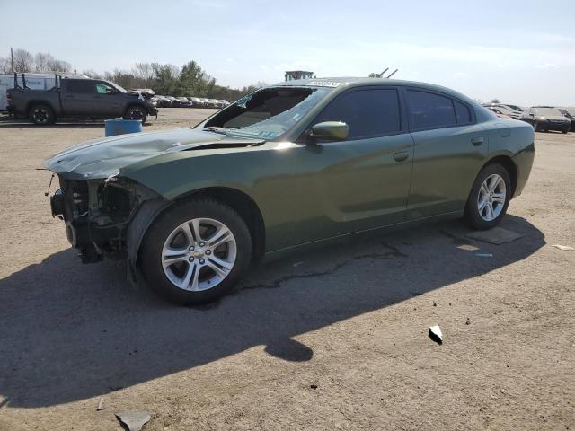 2C3CDXBG4LH211548 - 2020 DODGE CHARGER SXT GREEN photo 1