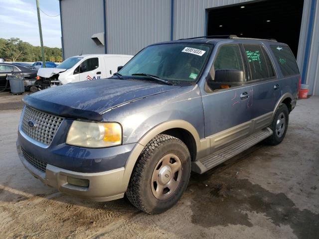 1FMRU17W24LB25576 - 2004 FORD EXPEDITION EDDIE BAUER BLUE photo 1