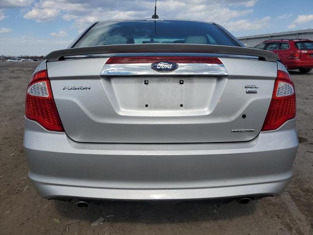 3FAHP0CG4CR411032 - 2012 FORD FUSION SEL SILVER photo 6