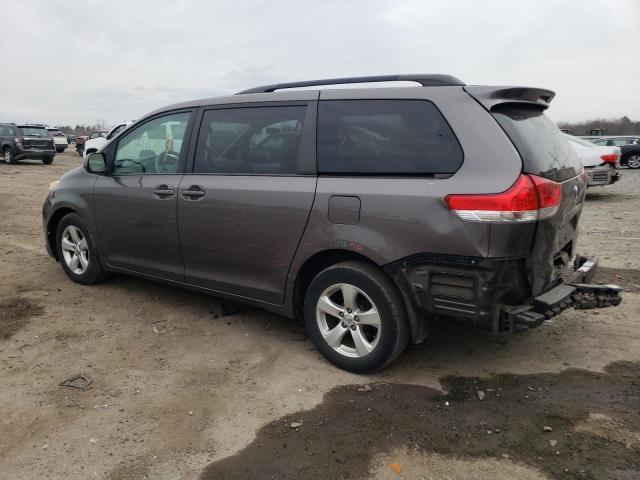 5TDKK3DC1ES450866 - 2014 TOYOTA SIENNA LE GRAY photo 2