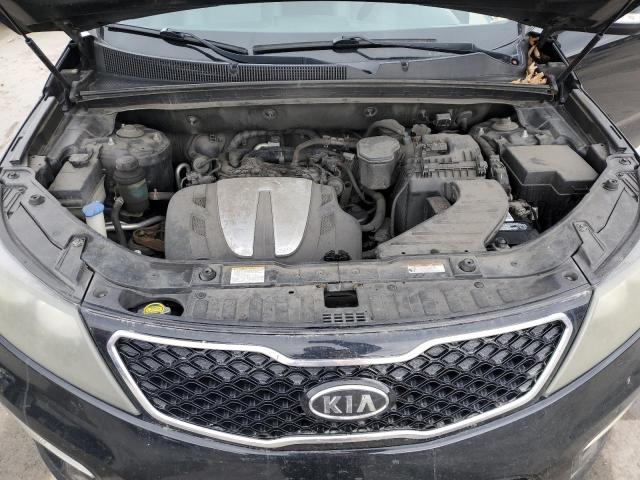 5XYKWDA22BG119261 - 2011 KIA SORENTO SX BLACK photo 12