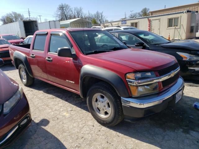 1GCCS136758276701 - 2005 CHEVROLET COLORADO RED photo 4