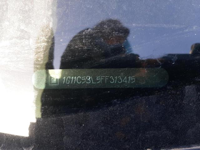 1G11C5SL5FF313415 - 2015 CHEVROLET MALIBU 1LT BLACK photo 12