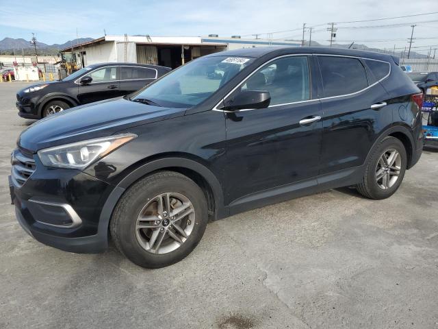 5NMZT3LB0JH055398 - 2018 HYUNDAI SANTA FE S BLACK photo 1