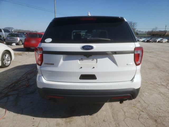 1FM5K8ARXHGC86031 - 2017 FORD EXPLORER POLICE INTERCEPTOR თეთრი ფოტო 6