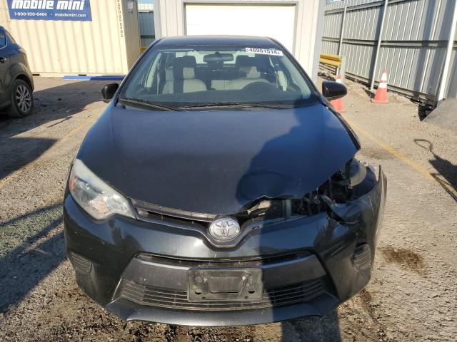 2T1BURHEXFC408523 - 2015 TOYOTA COROLLA L BLACK photo 5