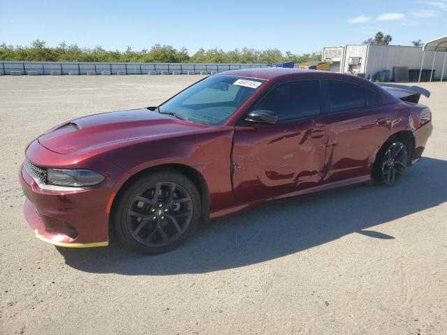 2C3CDXHG2MH569191 - 2021 DODGE CHARGER GT MAROON photo 1