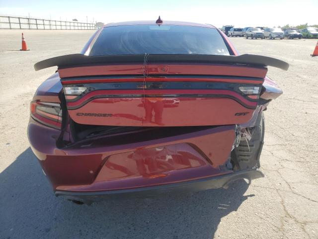 2C3CDXHG2MH569191 - 2021 DODGE CHARGER GT MAROON photo 6
