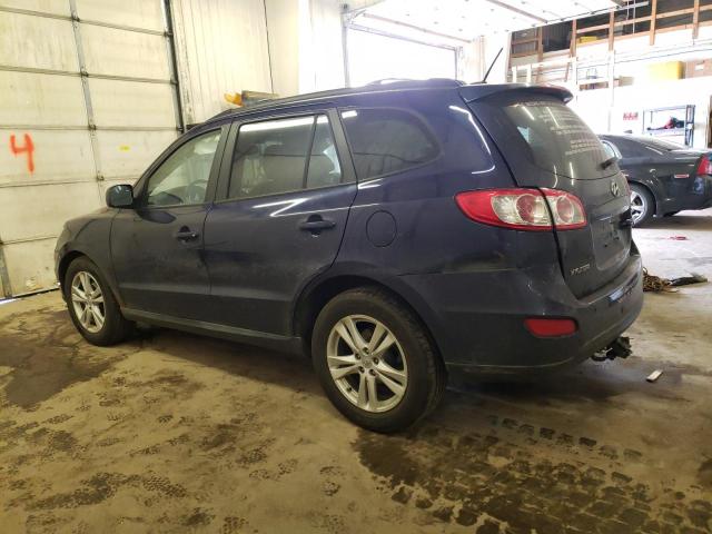 5NMSH4AG2AH406867 - 2010 HYUNDAI SANTA FE SE BLUE photo 2