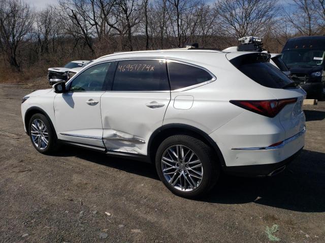 5J8YE1H89NL025703 - 2022 ACURA MDX ADVANCE WHITE photo 2