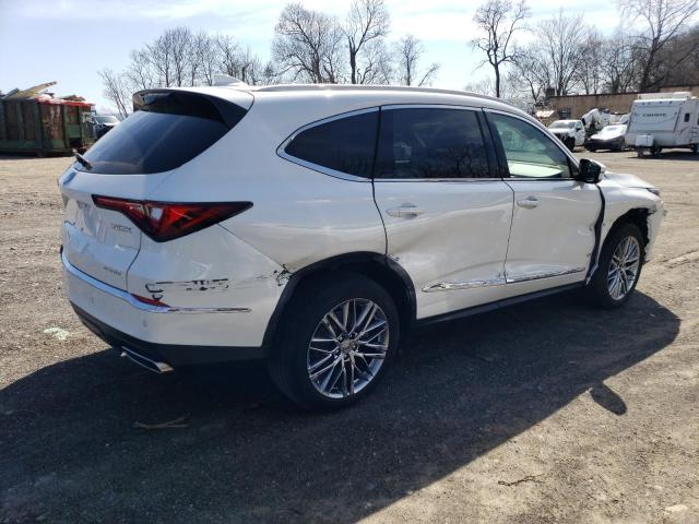 5J8YE1H89NL025703 - 2022 ACURA MDX ADVANCE WHITE photo 3