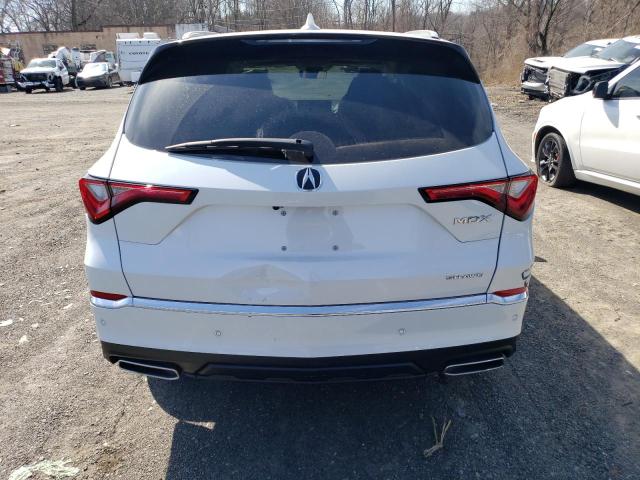 5J8YE1H89NL025703 - 2022 ACURA MDX ADVANCE WHITE photo 6