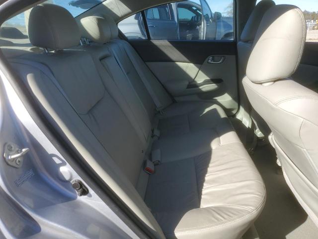 2HGFB2F95CH526549 - 2012 HONDA CIVIC EXL ვერცხლისფერი ფოტო 10