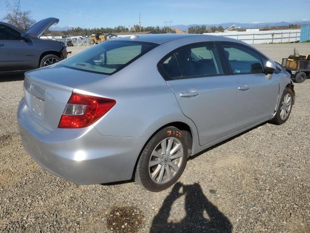 2HGFB2F95CH526549 - 2012 HONDA CIVIC EXL ვერცხლისფერი ფოტო 3