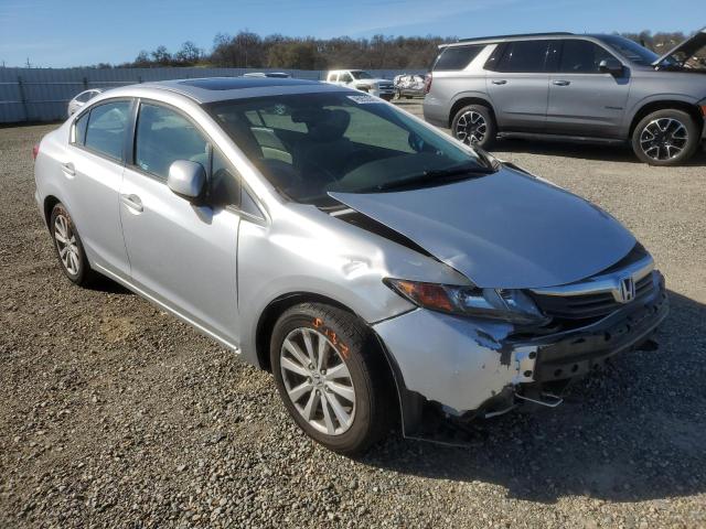 2HGFB2F95CH526549 - 2012 HONDA CIVIC EXL ვერცხლისფერი ფოტო 4