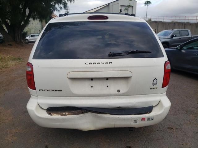 1D4GP45R45B348858 - 2005 DODGE CARAVAN SXT WHITE photo 6