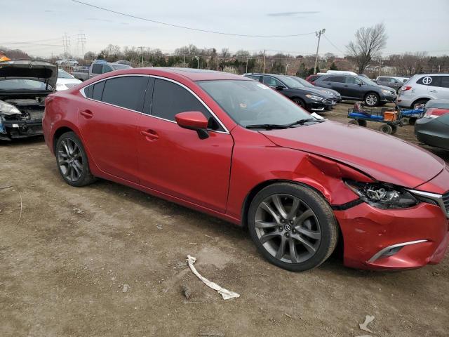 JM1GJ1W55G1452793 - 2016 MAZDA 6 GRAND TOURING RED photo 4