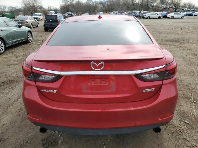 JM1GJ1W55G1452793 - 2016 MAZDA 6 GRAND TOURING RED photo 6