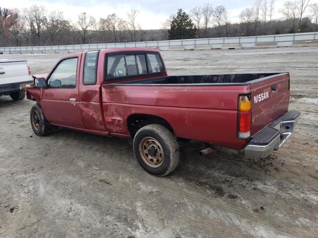 1N6SD16S8MC381593 - 1991 NISSAN TRUCK KING CAB BURGUNDY photo 2