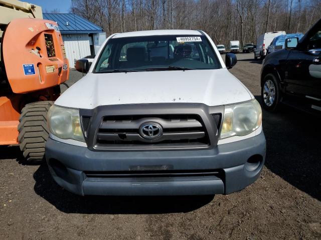 5TENX22N39Z624636 - 2009 TOYOTA TACOMA WHITE photo 5