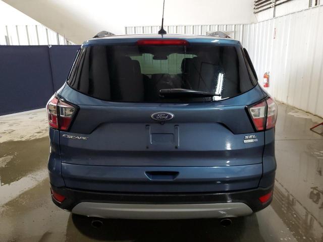 1FMCU9HD3JUC66194 - 2018 FORD ESCAPE SEL BLUE photo 6