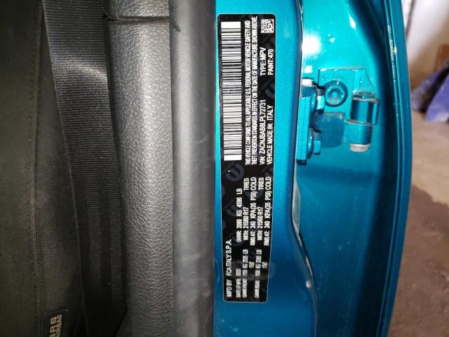 ZACNJBAB8LPL72731 - 2020 JEEP RENEGADE SPORT TURQUOISE photo 14