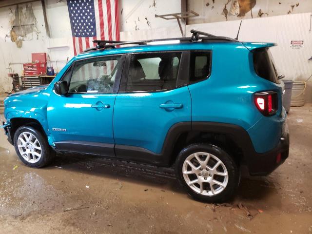 ZACNJBAB8LPL72731 - 2020 JEEP RENEGADE SPORT TURQUOISE photo 2