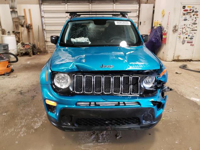 ZACNJBAB8LPL72731 - 2020 JEEP RENEGADE SPORT TURQUOISE photo 5