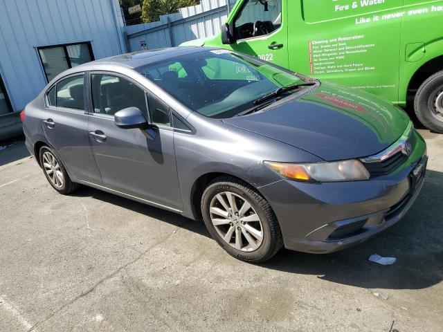 19XFB2F8XCE318829 - 2012 HONDA CIVIC EX GRAY photo 4